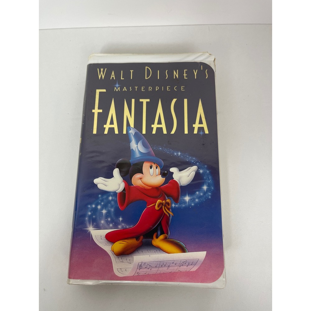 Disney Fantasia VHS Movie Masterpiece Collection Mickey Mouse Clamshell 1132